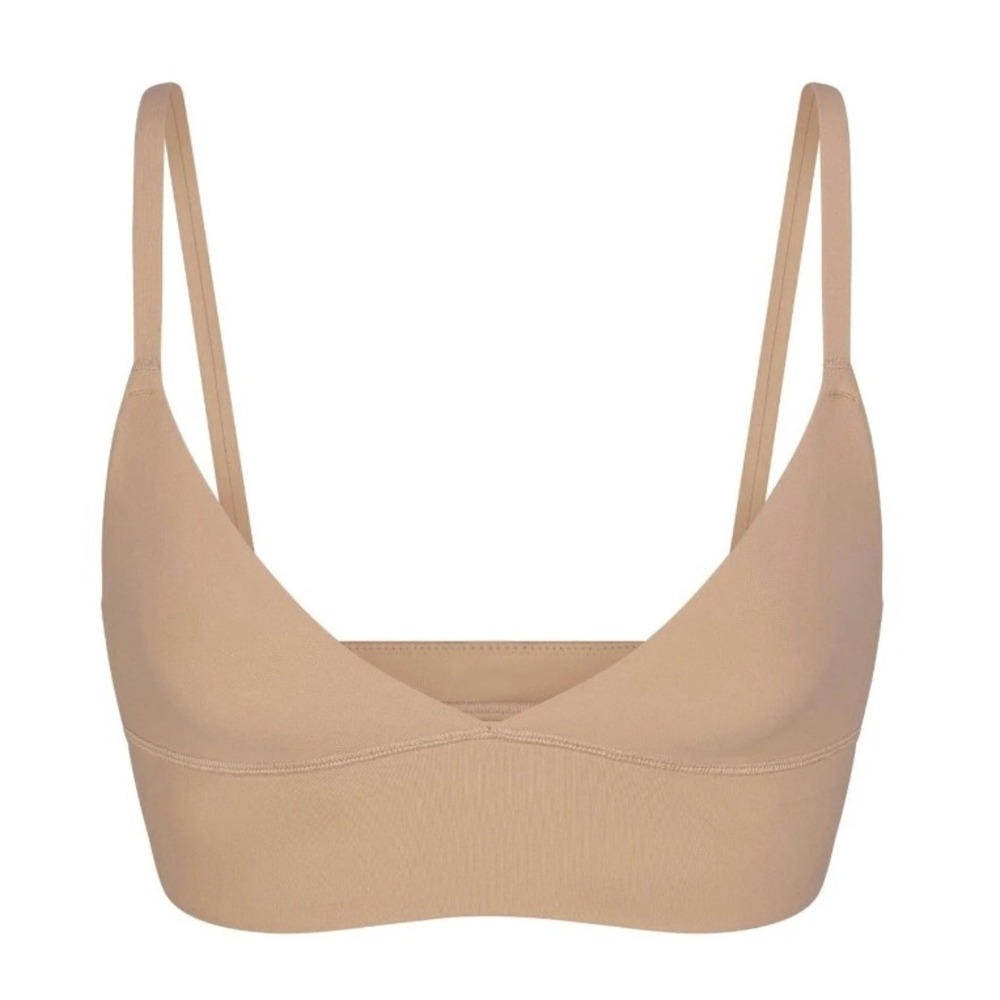 Skims Fits Everybody Triangle Longline Bralette Clay BR-TRI-4629 2X - Picture 1 of 4
